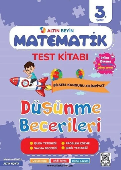 Altın Nokta 3.Sınıf Beyin Matematik Test Kitabı