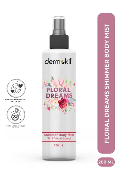 Dermokil Floral Dreams Shimmer Body Mist 200 ml ürün görseli 1