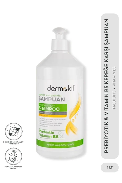 Dermokil Kepek Karşıtı Şampuan (Prebiyotik & Vitamin B5) 1 L ürün görseli 1