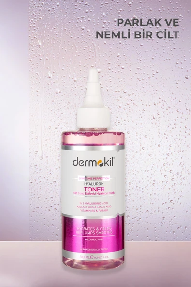 Dermokil Cilt Tonu Eşitleyici Hyaluron Tonik 200 ml - Resim 2