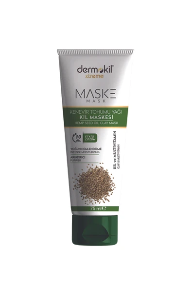 Dermokil  Kenevir Tohum Yağı Kil Maskesi 75 ml ürün görseli 1