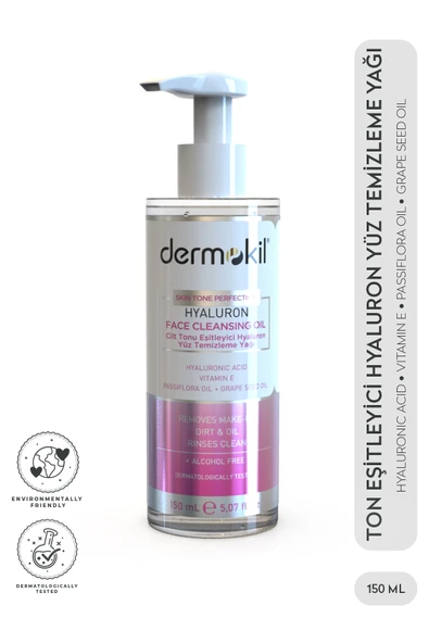 Dermokil Hyaluron Yüz Temizleme Yağı 150 ml ürün görseli 1