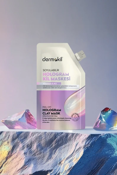 Dermokil Soyulabilir Hologram Kil Maske 50 ml - Resim 5