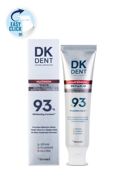 DKDENT %93 Maksimum Beyazlık Diş Macunu 75 ml - Resim 2