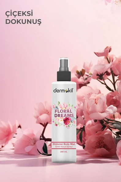 Dermokil Floral Dreams Shimmer Body Mist 200 ml - Resim 2