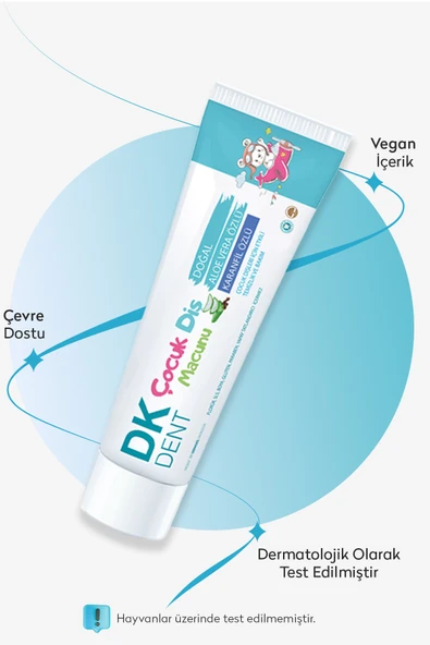 DKDENT Karanfil Özlü Çocuk Diş Macunu 50 ml - Resim 4