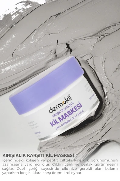 Dermokil Kırışıklık Karşıtı Kil Maskesi 50 ml - Resim 3