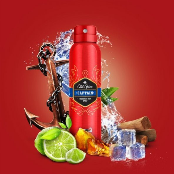Old Spice Sprey Deodorant 150 ml Captain - 3