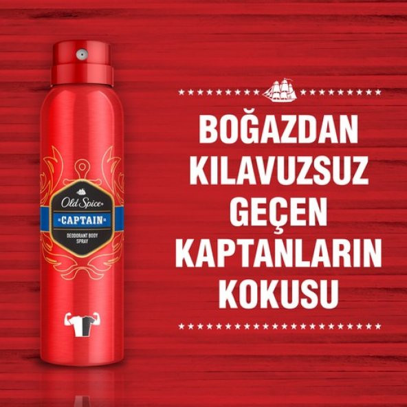 Old Spice Sprey Deodorant 150 ml Captain - 4