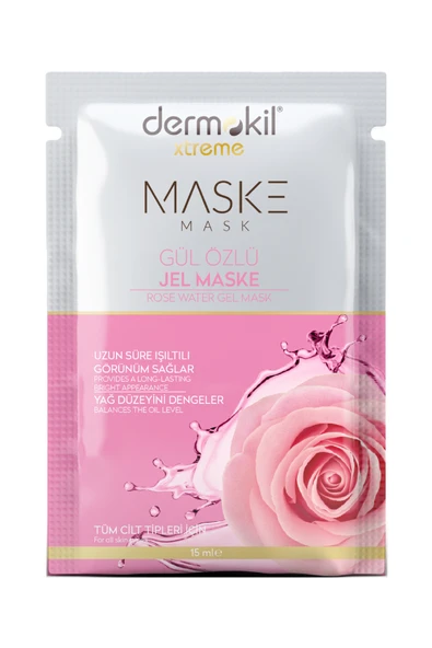 Dermokil Gül Özlü Jel Maske - Aydınlatıcı 15 ml ürün görseli 1