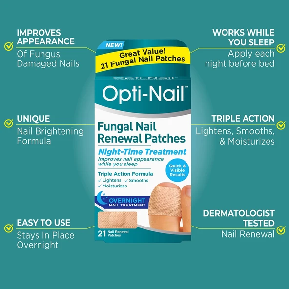 Opti-Nail Mantarlı Tırnak Yenileme Bantları 21'li - Resim 2
