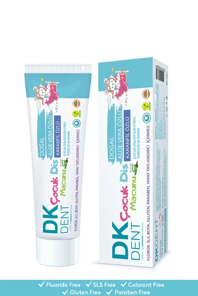 DKDENT Karanfil Özlü Çocuk Diş Macunu 50 ml - Resim 5