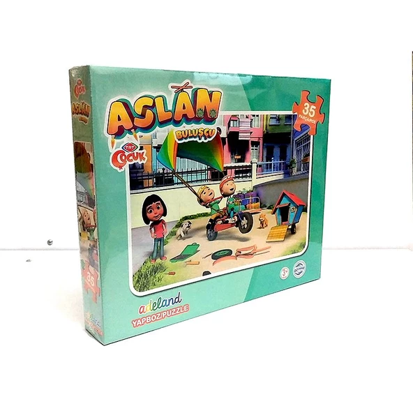 Adeland Trt Çocuk Aslan Kutulu Puzzle/Yapboz 35 Parça - 2