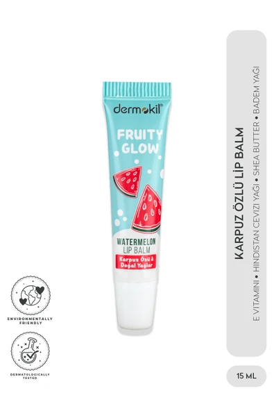 Dermokil Lip Balm - Karpuz Özü ve Doğal Yağlar 15 ml ürün görseli 1