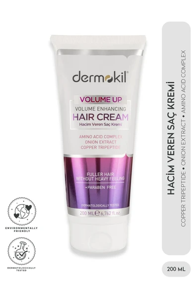 Dermokil Hacimlendirici Saç Bakım Kremi - Amino Asit Komplex 200 ml ürün görseli 1