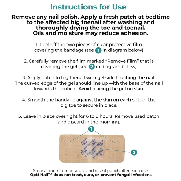 Opti-Nail Mantarlı Tırnak Yenileme Bantları 21'li - Resim 5