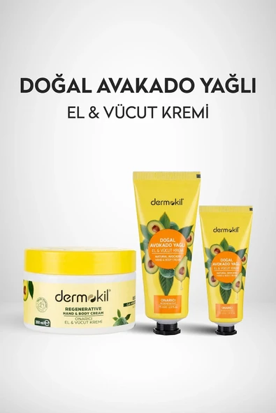 Dermokil Doğal Avokado Yağlı El ve Vücut Kremi 75 ml - Resim 4