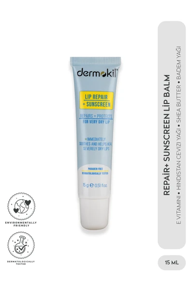 Dermokil Lip Balm (Repair & Sunscreen) 15 ml ürün görseli 1