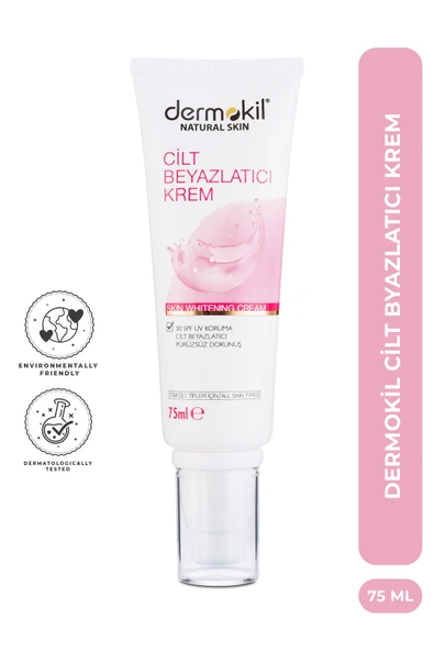 Dermokil Whitening Ton Eşitleyici Aydınlatıcı ve Beyazlatıcı Cilt Kremi 75 ml ürün görseli 1