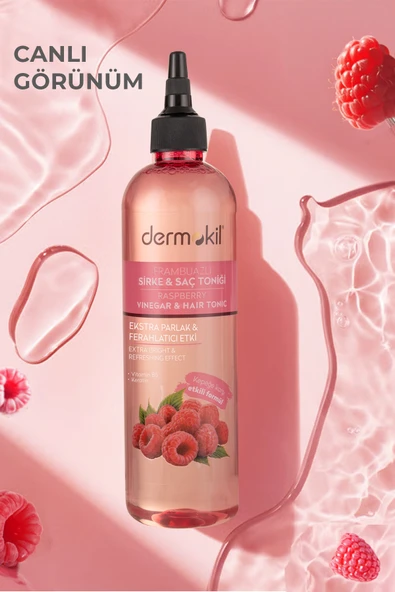 Dermokil Frambuazlı & Sirkeli Saç Toniği 400 ml - Resim 2