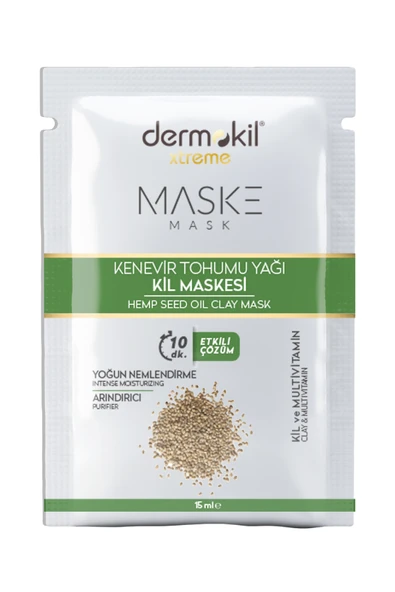 Dermokil Kenevir Tohum Yağı Kil Maskesi 15 ml ürün görseli 1