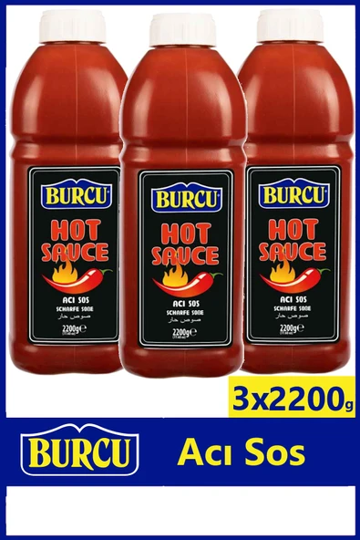 Burcu Acı Sos 2200 gr x 3 Adet ürün görseli 1