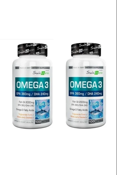 Suda Vitamin Omega-3 100 Softgel 3 Adet - Resim 3