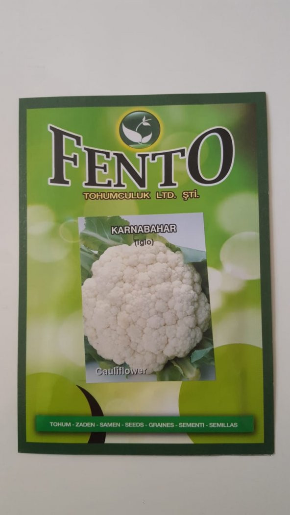Karnıbahar Tohumu Sebze Tohumlarımız Taze Ve %100 Yüksek Verimlidir. ürün görseli