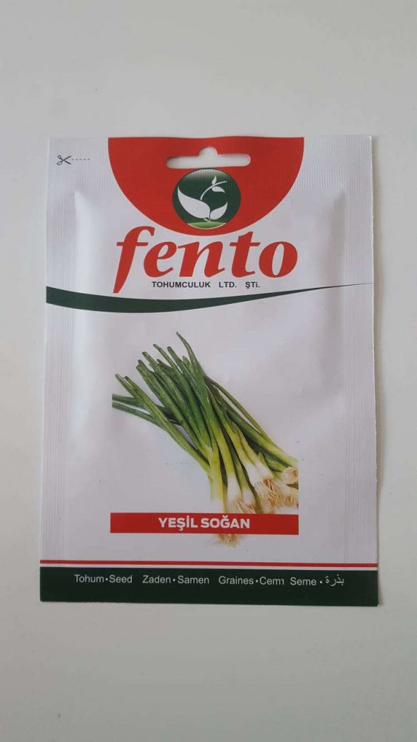 Yeşil Soğan Tohumu 1 Paket %100 Yüksek Verimlidir. ürün görseli