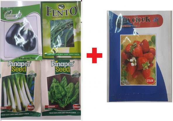 Pırasa Tohumu Fasulye Tohumu Patlıcan Tohumu Ispanak Tohumu ürün görseli