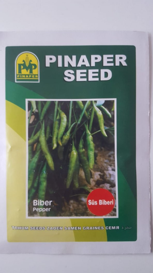 Biber (süs Biberi) Tohumu 1 Paket %100 Yüksek Verimlidir.