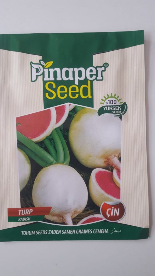 Turp (çin) Tohumu 1 Paket %100 Yüksek Verimlidir.