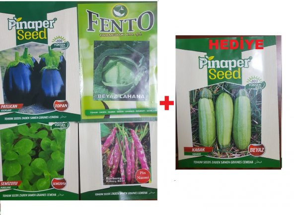 Barbunya Tohumu semizotu Tohumu patlıcan Tohumu beyaz Lahana Tohumu ürün görseli