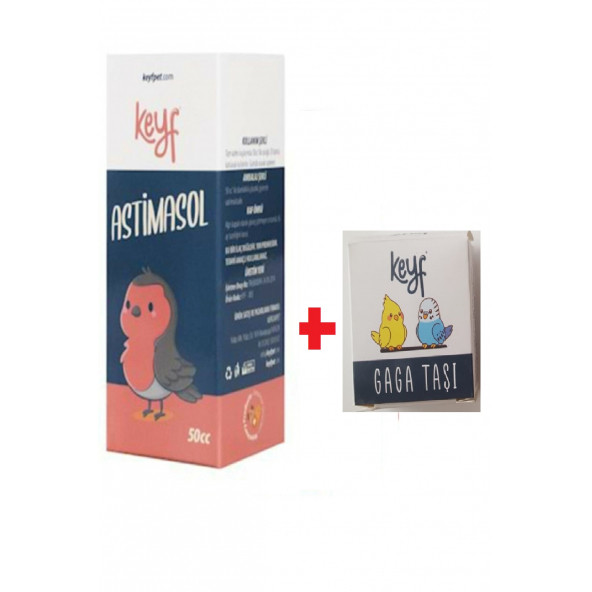 Astimasol (kuşlarda Nefes Acıcı ) Kuş Vitamini 50 Cc+ 1 Adet Gaga Taşı