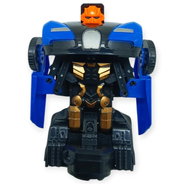 Robota Dönüşen Araba - Pilli Yerde Gezen Spor Araba - AK-839 - Resim 3