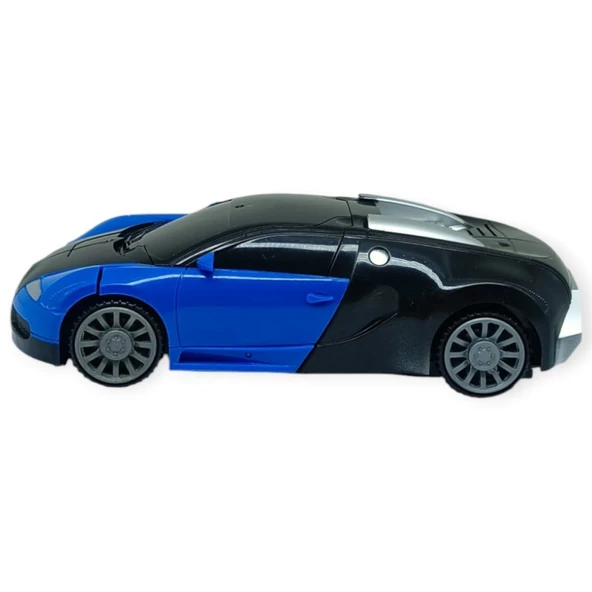 Robota Dönüşen Araba - Pilli Yerde Gezen Spor Araba - AK-839 - Resim 6