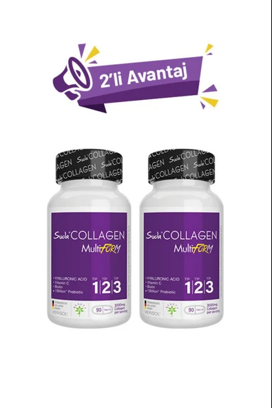 Suda Collagen Multiform 90 Tablet 2 Adet ürün görseli