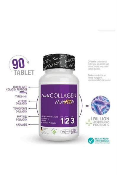 Suda Collagen Multiform 90 Tablet 2 Adet - Resim 2