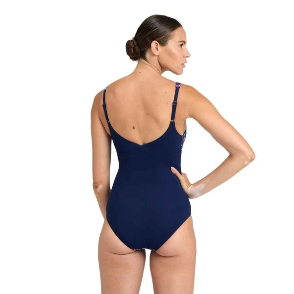 Arena Womens Bodylift Swimsuit Francy Wing Back Kadın Yüzücü Mayosu 006044750 - Resim 2