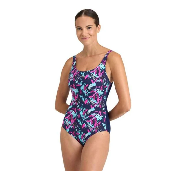Arena Womens Bodylift Swimsuit Francy Wing Back Kadın Yüzücü Mayosu 006044750 ürün görseli 1