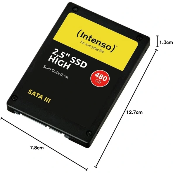 Intenso SSD 2.5 inç SATA 3 480 GB - Resim 3