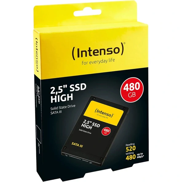 Intenso SSD 2.5 inç SATA 3 480 GB ürün görseli 1