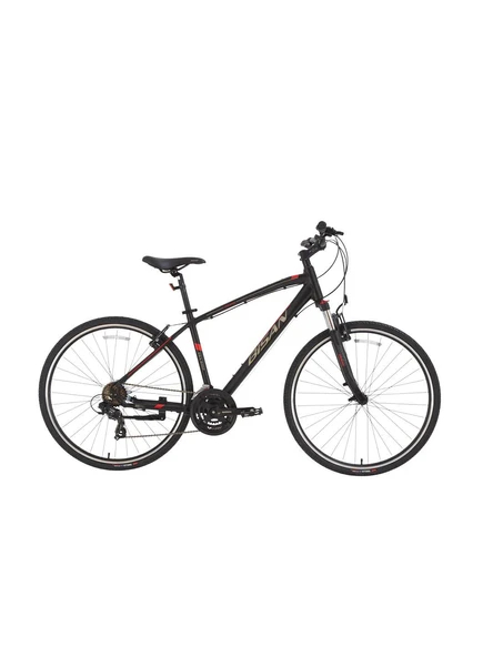 Bisan TRX 8100 700C 46 CM Şehir Bisikleti Mat Siyah Kırmızı - Resim 2