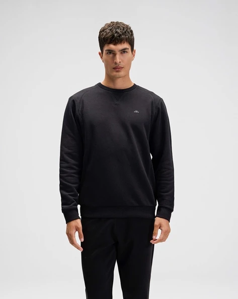 Ellesse EM282-1-BK Erkek Siyah Sweat - Resim 8