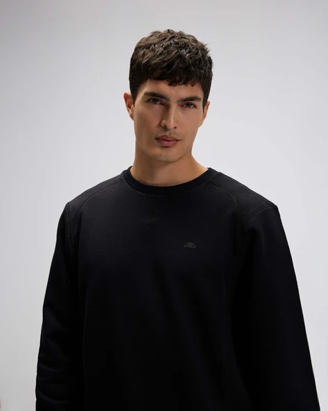 Ellesse EM282-1-BK Erkek Siyah Sweat - Resim 2
