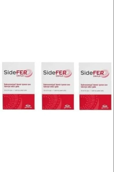 Sidefer Damla 30 ml 3 Adet ürün görseli