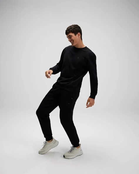 Ellesse EM282-1-BK Erkek Siyah Sweat - Resim 3