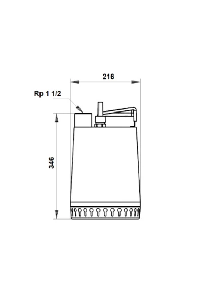 Grundfos - Unilift Ap12.40.08.a1 - Kendinden Flatörlü Seyyar Drenaj Pompası - Resim 3