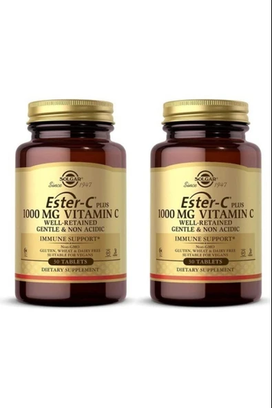 Solgar Ester-C Plus 1000 Mg 30 Tablet 2 Adet ürün görseli