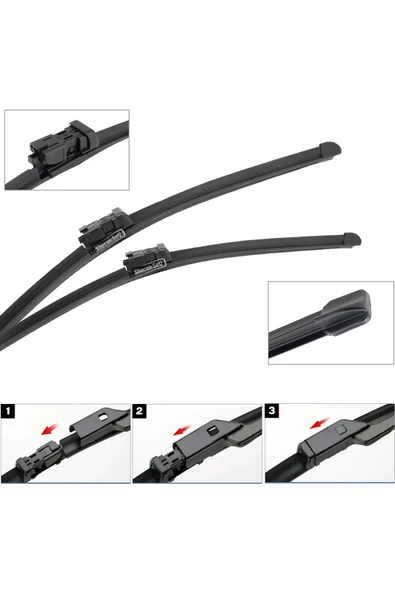 Rbw Opel Astra J Ön Ve Arka Silecek Seti (2009-2015) - Resim 2